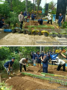 Bhabinkamtibmas Dorong Optimalisasi Lahan untuk Ketahanan Pangan Berkelanjutan