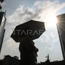 Jakarta Cerah Berawan: Suhu Maksimum Diperkirakan Tembus 33 Derajat Celsius