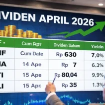Jangan Lewatkan! Enam Saham Cum Dividen Hari Ini Dengan Yield Tertinggi 7,5%