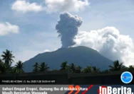Maluku Utara: Gempa dan Erupsi Gunung Ibu Warnai Aktivitas Alam Hari Ini