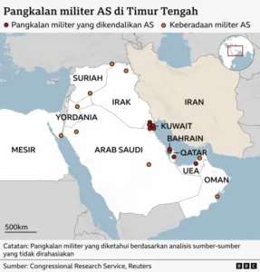 Perang AS-Iran Memanas: Pangkalan Militer Dihancurkan Iran, AS Pertimbangkan Pindahkan Markas dari Saudi?