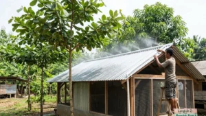 Perizinan Kandang Ayam Seng Guan di Desa Bantan Sergai Dipertanyakan
