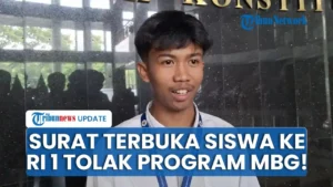 Siswa SMK Kirim Surat Terbuka ke Prabowo, Tolak Program MBG dan Akui Diintimidasi Oknum SPPG