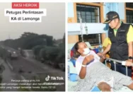 Aksi Heroik Penjaga Perlintasan Kereta di Kediri, Viral Saat Terbuka dan Penjaganya Tertidur