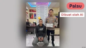 Cek fakta: Benarkah ini foto Taufik Hidayat, tersangka penyekapan, saat ditangkap? Kasus Penyekapan dan Penganiayaan di Bandung
