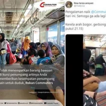 Drama Keributan Penumpang KRL Viral, Isu Pelakor Jadi Pemicunya