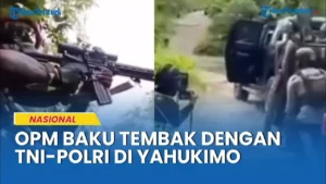 Dramatis: Kontak Tembak di Yahukimo, TNI Evakuasi 2 Jenazah Korban OPM