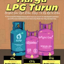 Harga Bright Gas Turun Signifikan, Simak Rinciannya Per 14 Juli 2026