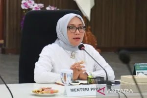 Menteri PPPA Tahan Ledakan Amarah Saat Melihat Taufik Hidayat, Geram Atas Kekerasan Keji Pelaku