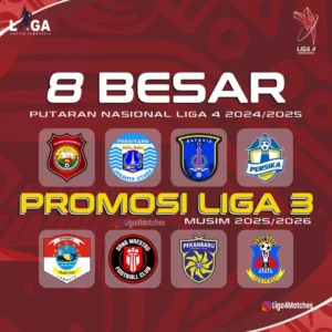 Resmi - 6 tim promosi dari Liga 4 ke Liga Nusantara, magis Kas Hartadi antarkan tim kedua naik kasta musim ini