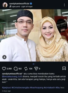 Tessa Kaunang Tak Terima Foto Diedit Berhijab oleh Sandy Tumiwa: Perselisihan yang Mengguncang Dunia Hiburan