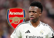 Arsenal Siapkan Rencana B Setelah Vinicius Jr Pilih Bertahan di Real Madrid