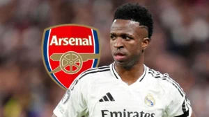 Arsenal Siapkan Rencana B Setelah Vinicius Jr Pilih Bertahan di Real Madrid