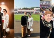 Nagita Slavina dan Raffi Ahmad Tampilkan Pesona Busana Khas Kediri di Istana