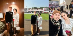 Nagita Slavina dan Raffi Ahmad Tampilkan Pesona Busana Khas Kediri di Istana