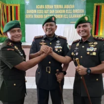 Tongkat Komando Berganti, Danrem Brigjen Ali Imran Lantik 5 Dandim untuk Perkuat Teritorial Aceh dan Meningkatkan Profesionalisme ASN Militer