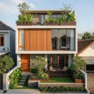 Viral! Rumah Tipis di Lahan Sempit Surabaya, Solusi Cerdas untuk Keterbatasan Ruang