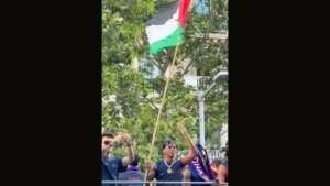 Viral Video Suporter Injak & Lindas Bendera Israel Saat Perayaan Juara Dunia Spanyol, Bela Palestina